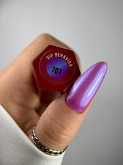 707 VIP BEHAVIOR – Lakier hybrydowy 7 ml – swatch koloru