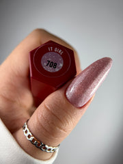 708 IT GIRL – Lakier hybrydowy 7 ml – swatch koloru
